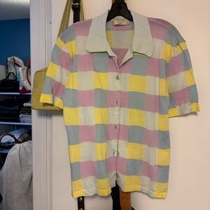 Maison Kitsune knit polo